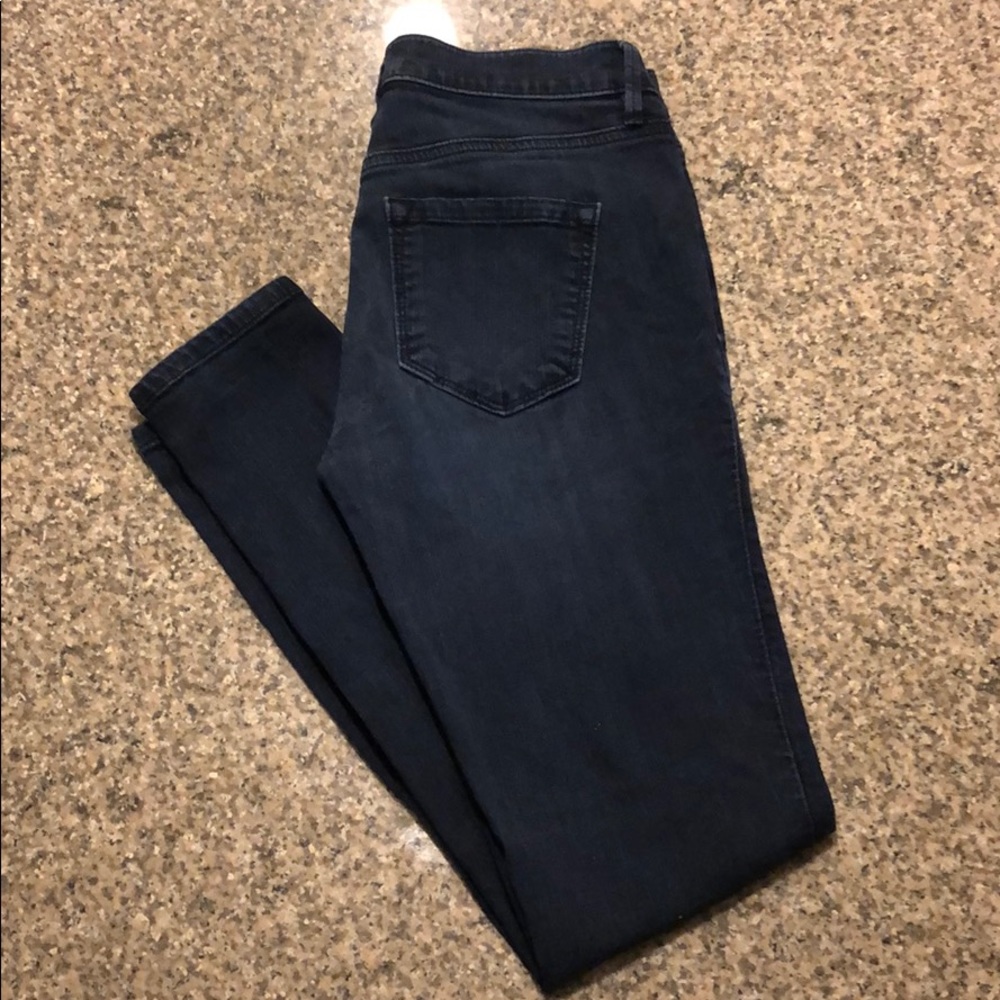 LOFT Dark Wash Skinny Jeans
